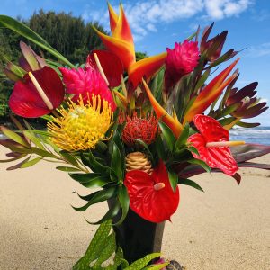bouquet of tropical flowers shipped from hawaii